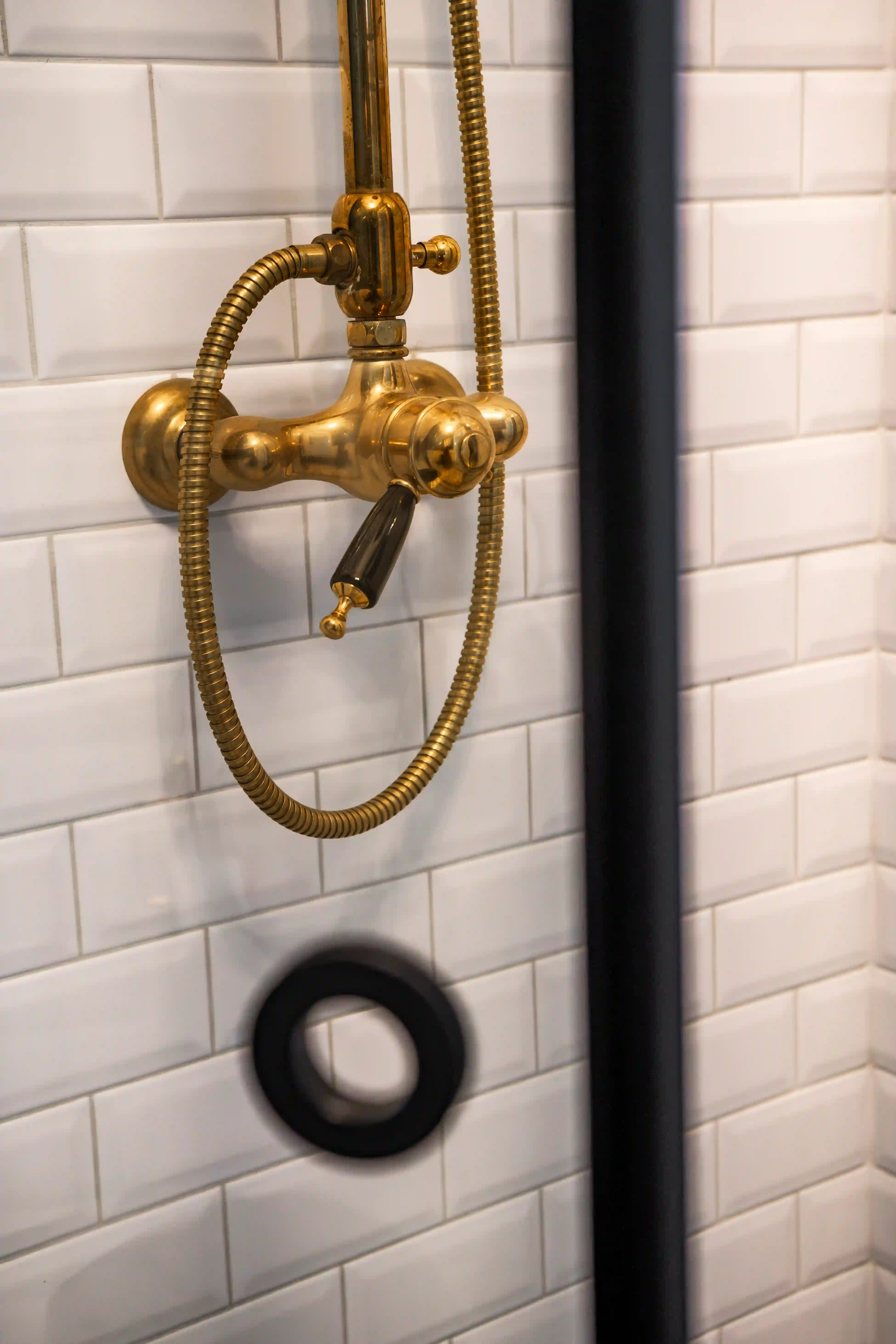 Duschblandare i mässing