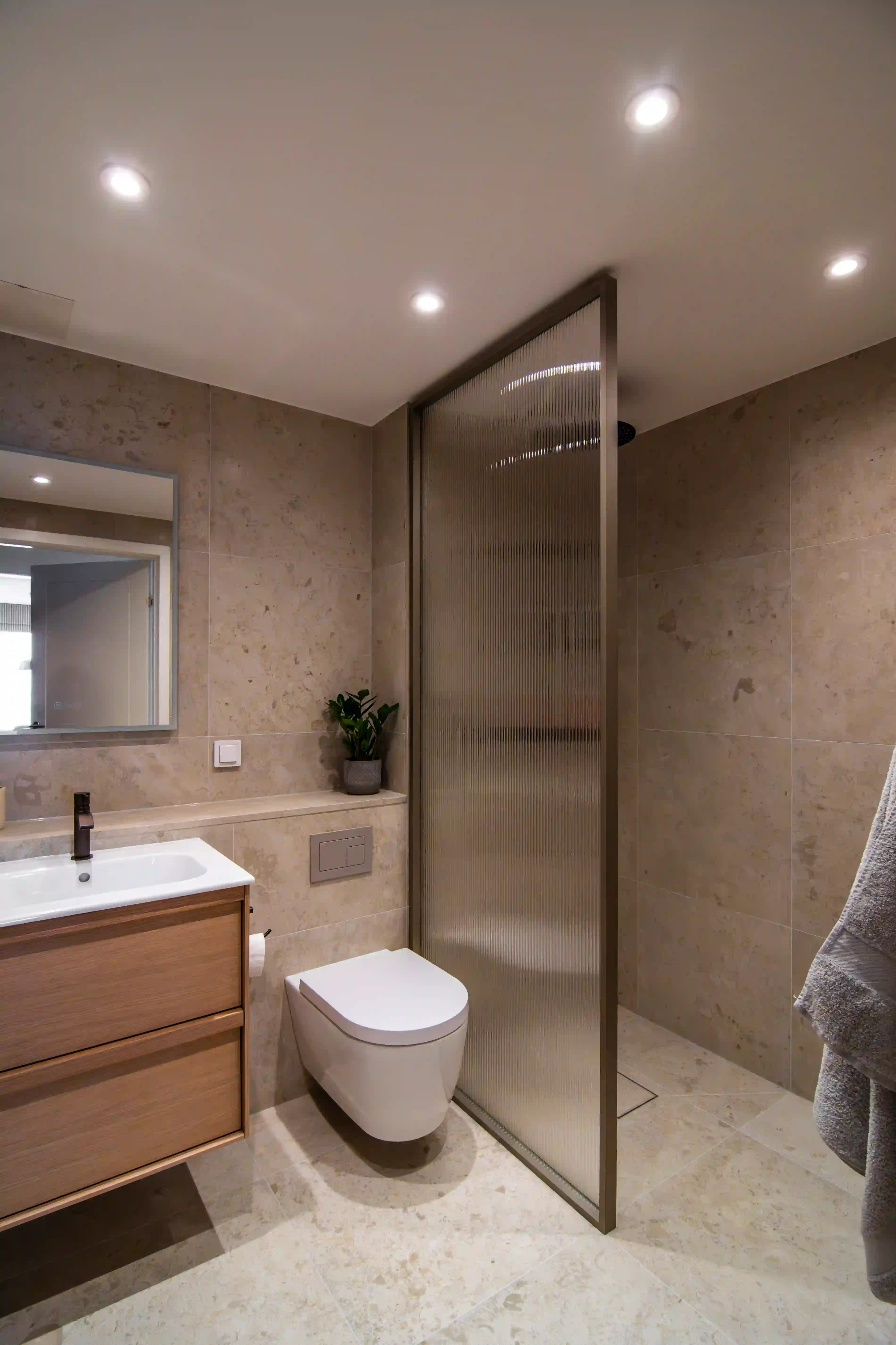 Badrum med smartalösningar