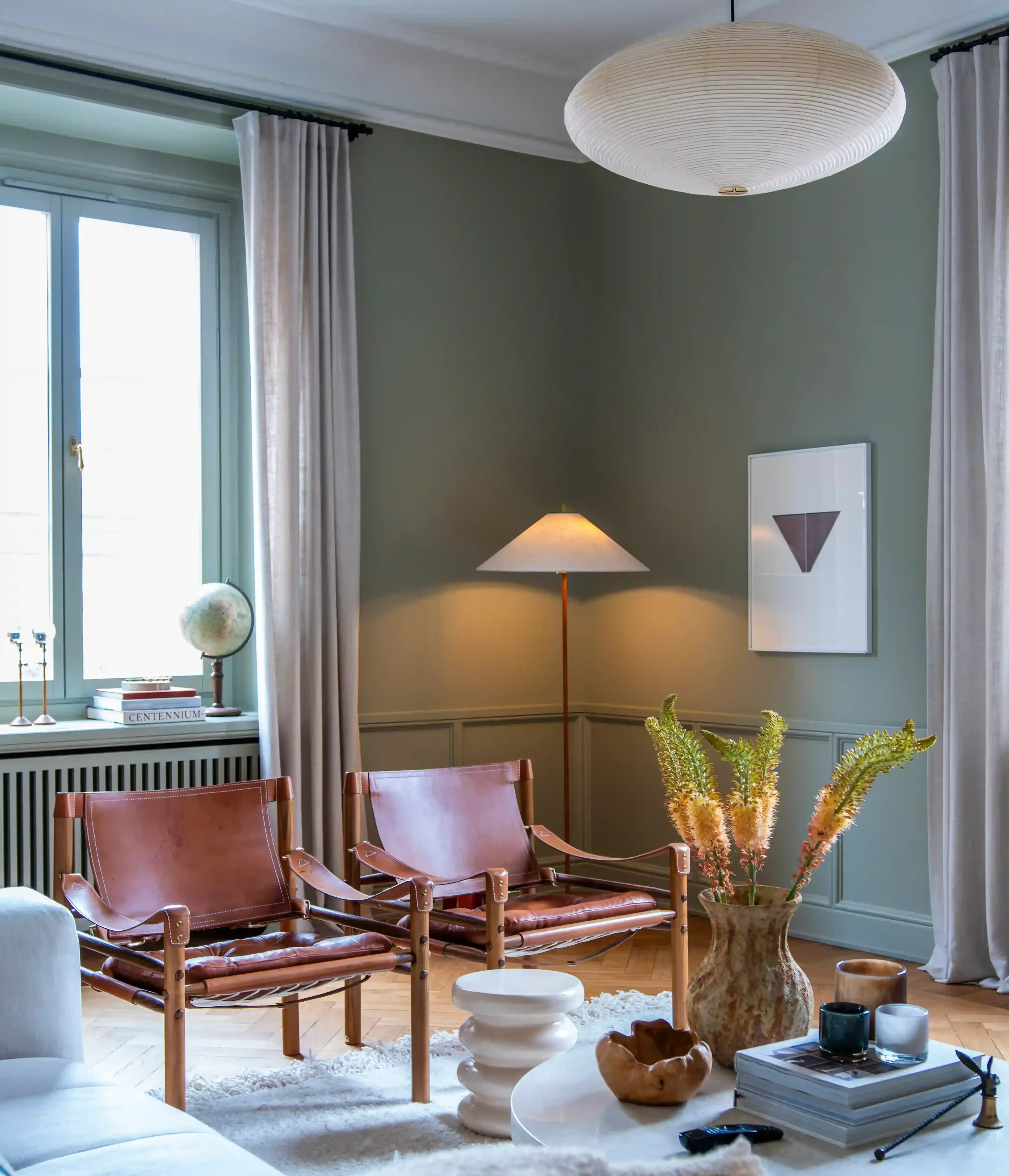 Vardagsrum före och efter