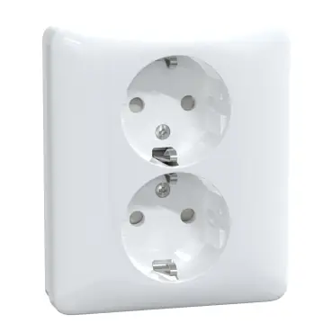 Vägguttag, Exxact_Schneider electric_Eluttag