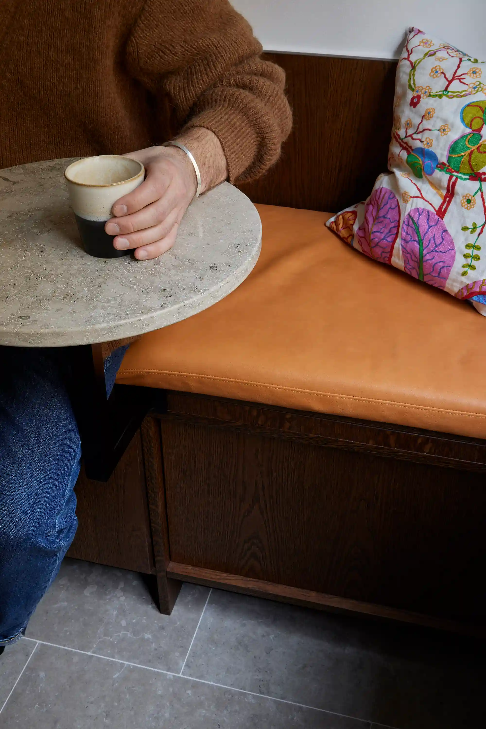 Sittplats med cafebord