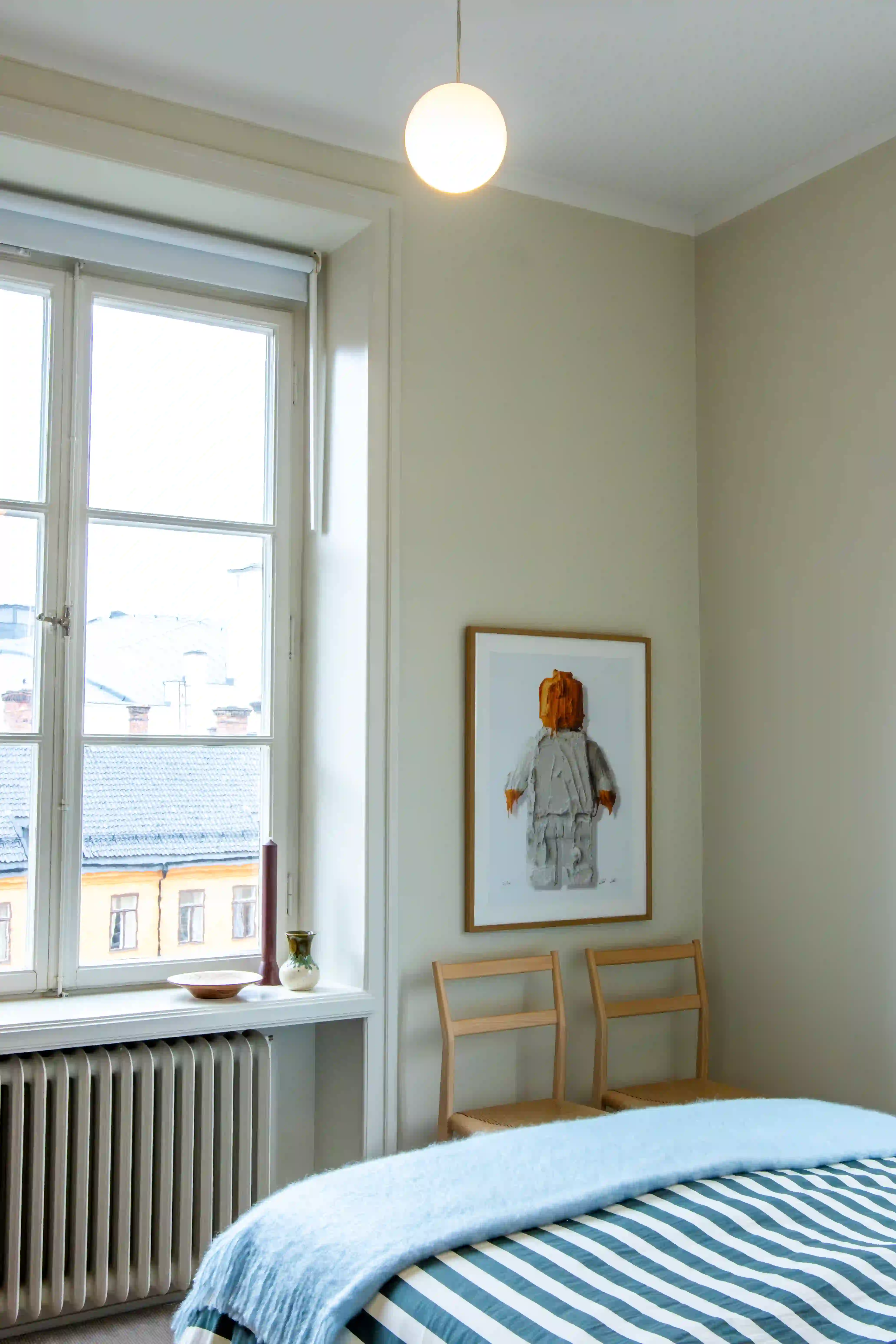 Gästrum i grön nyans