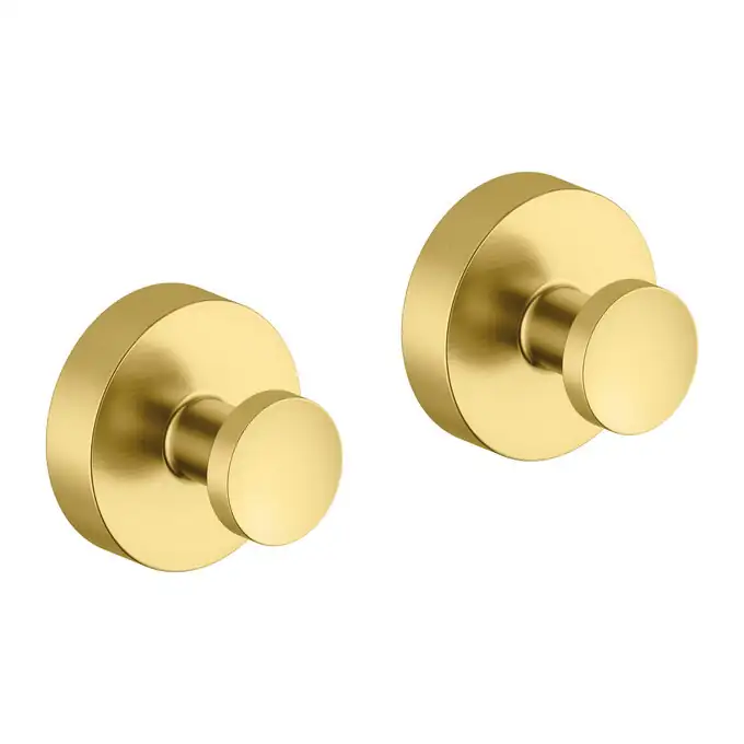 Zen Handdukshängare borstad mässing_Damixa_Handdukshängare