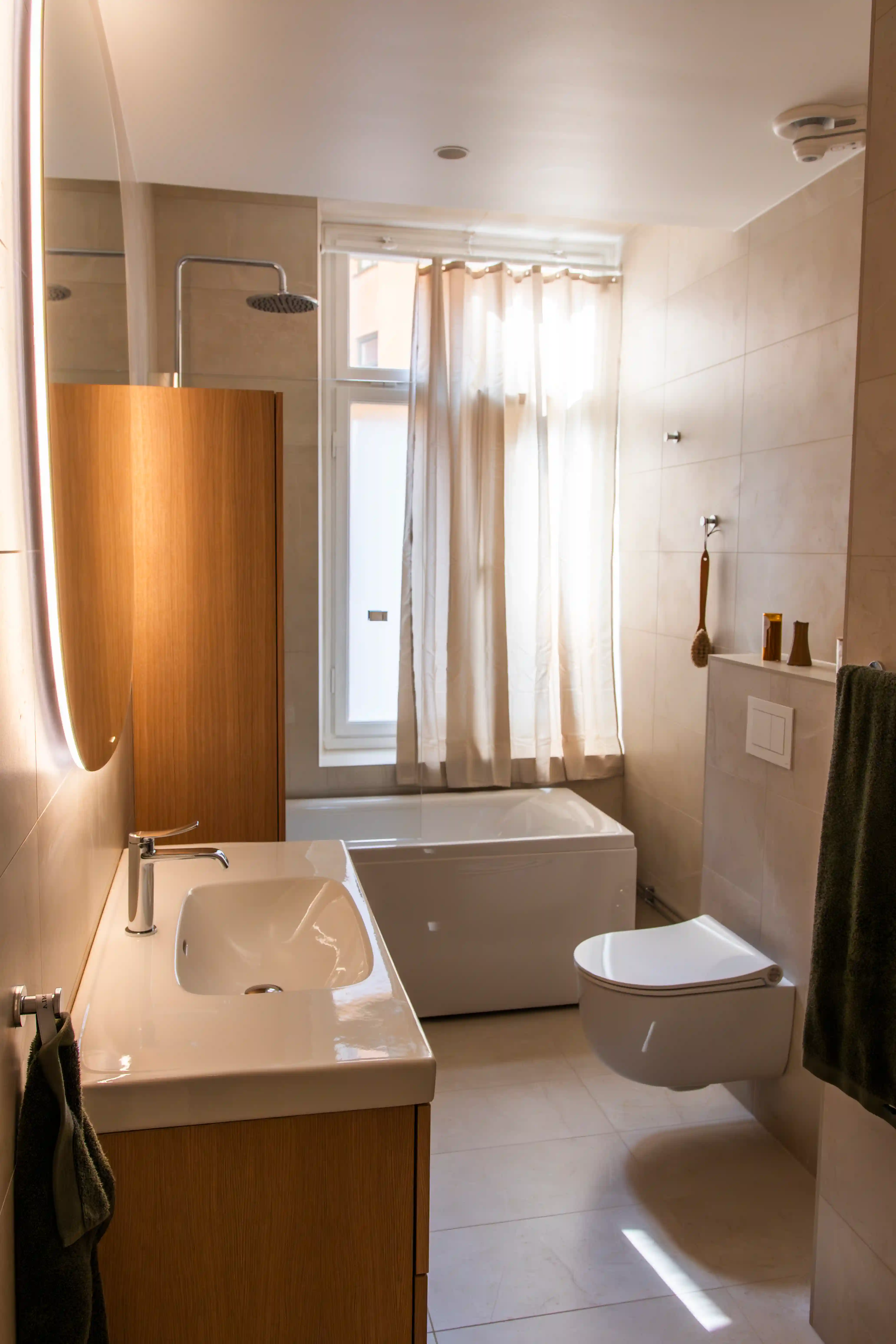 Badrum med mycket ljus