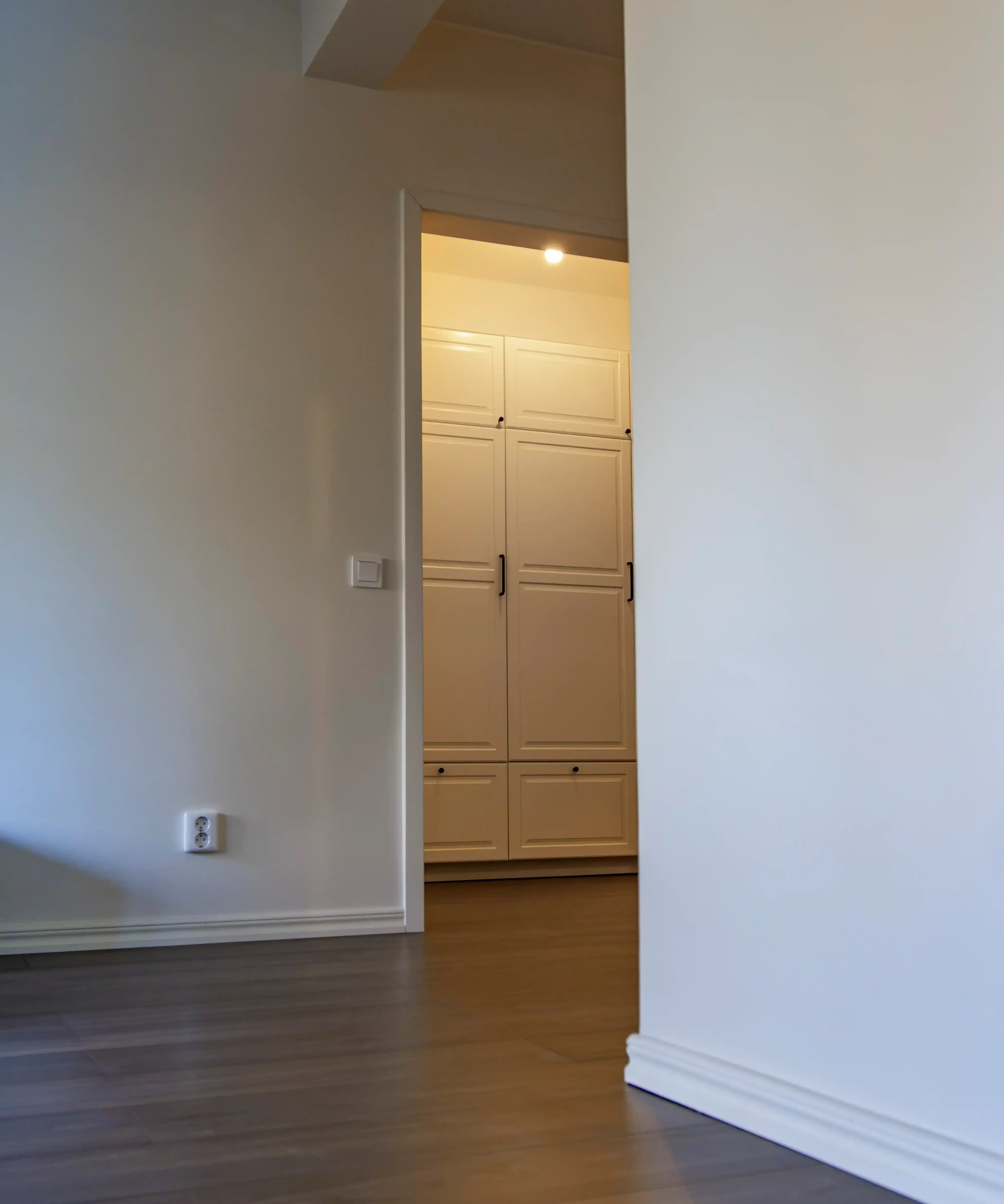 Platsbyggdförvaring i hall