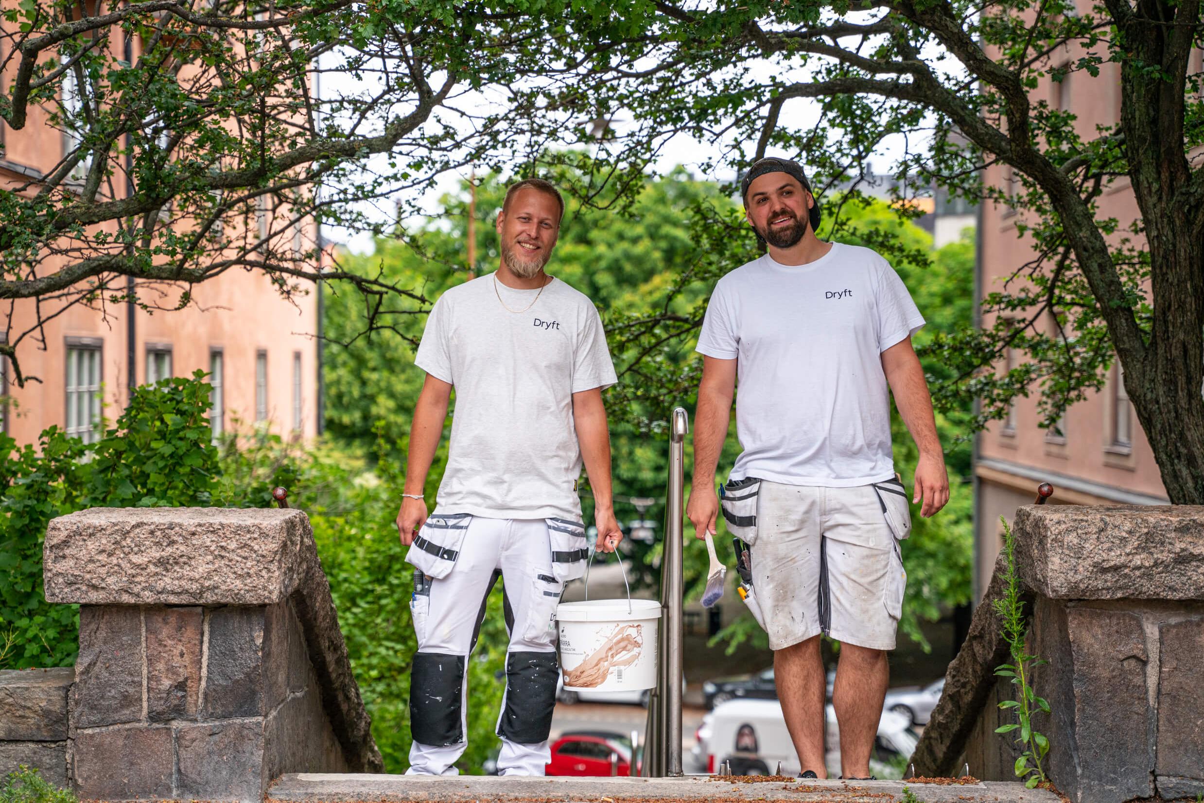 Dryfts erfarna målare på Värmdö