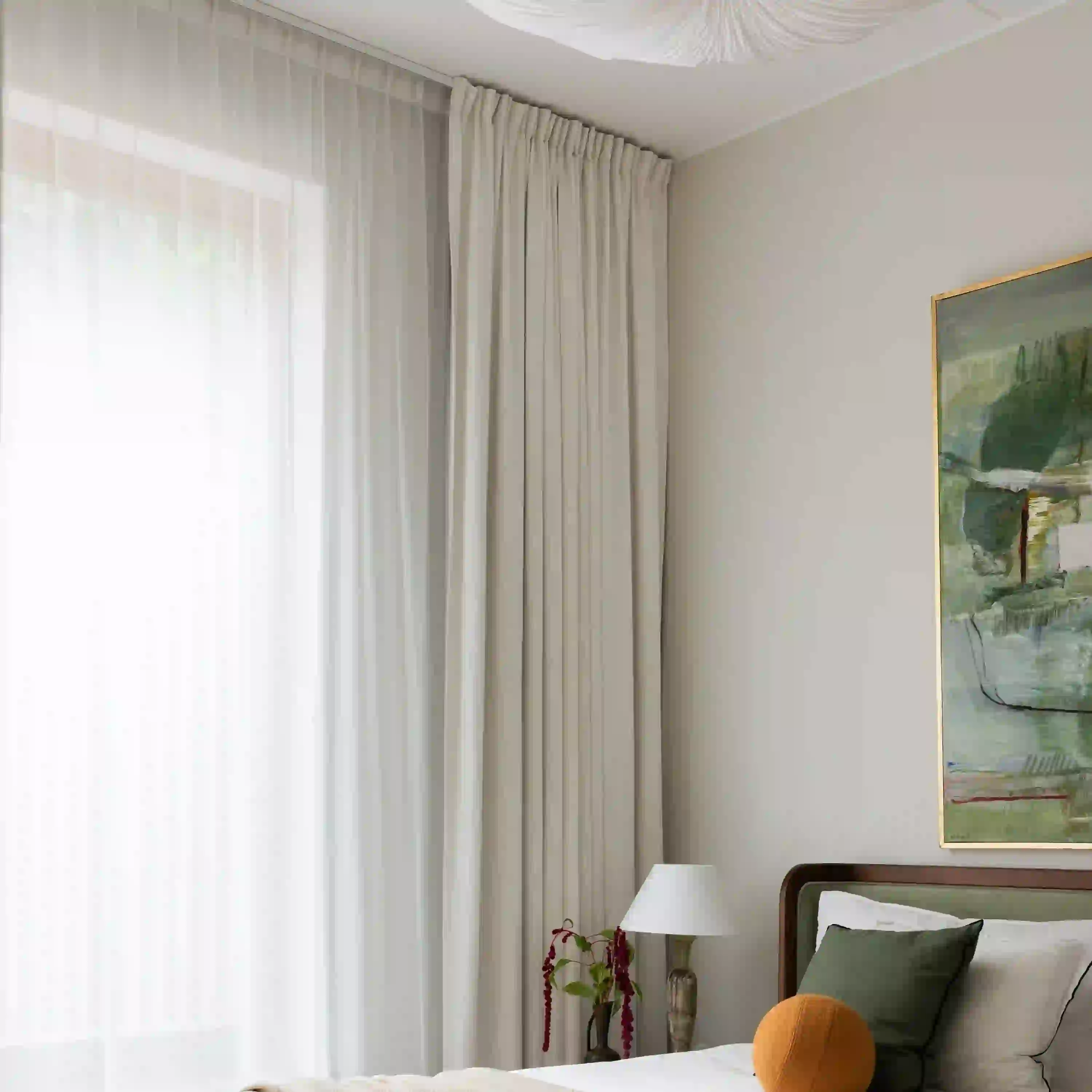 Måttbeställd Dubbel Gardinskena Tak-GOTAIN11_Gardinskena