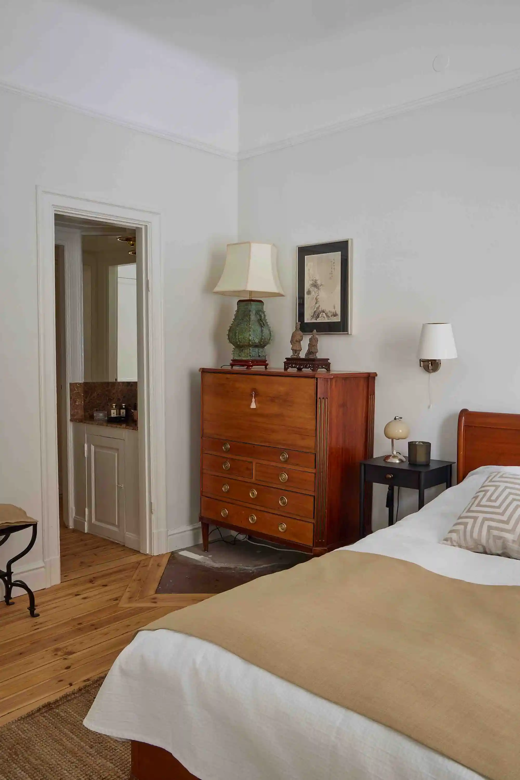 Sovrum i gammal stil