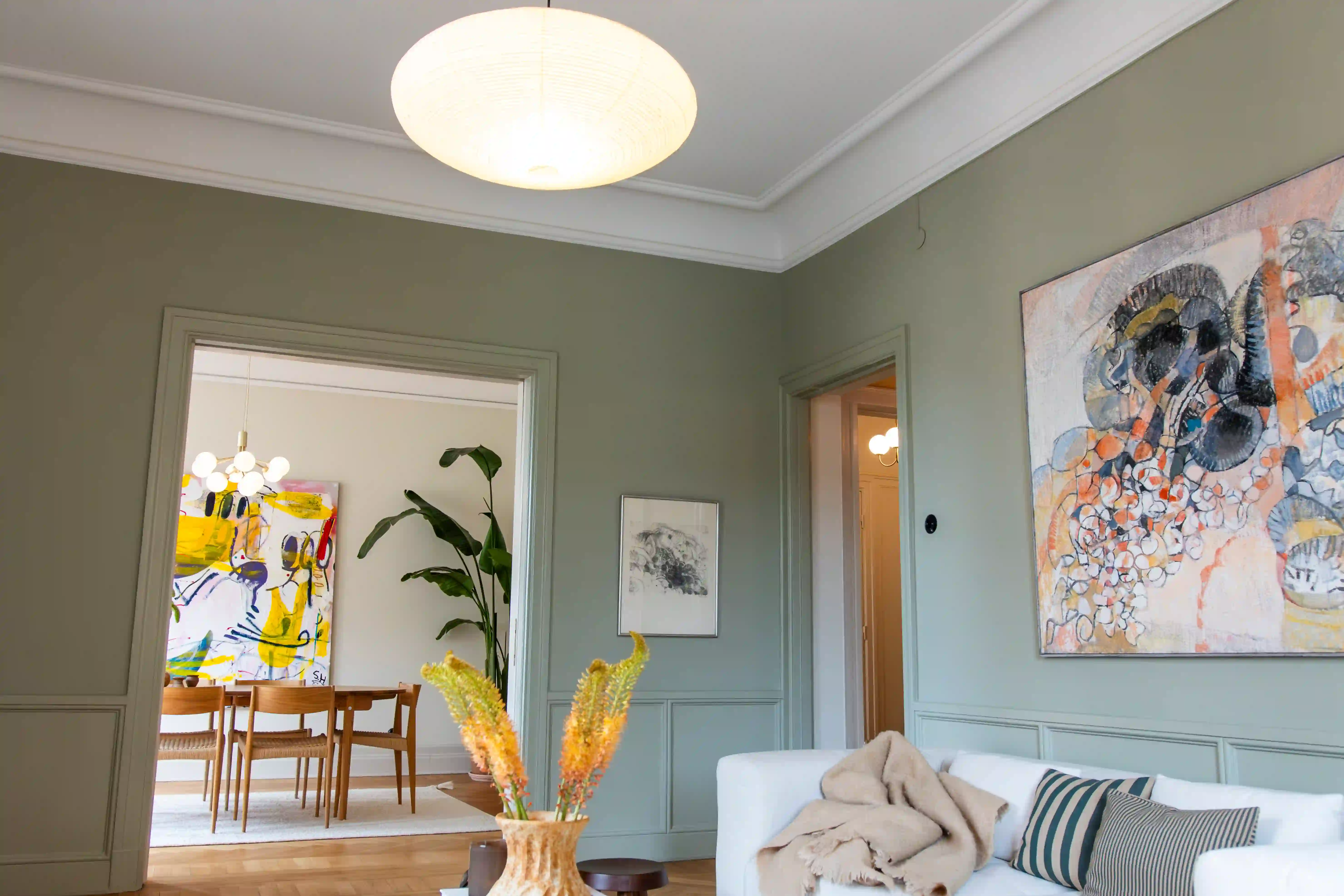 Vardagsrum och matrum