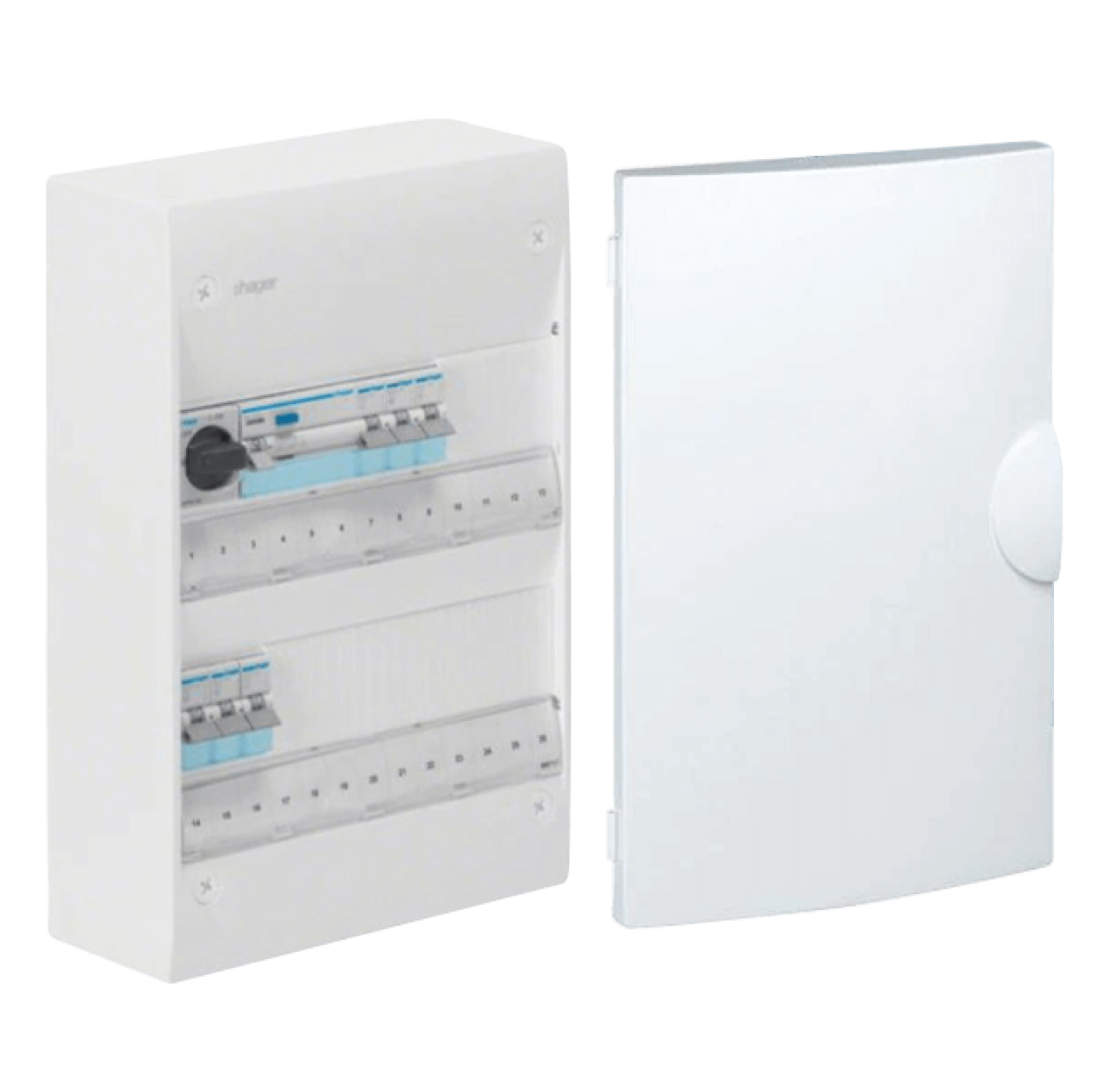 Mellan 7 och 19 st säkringar