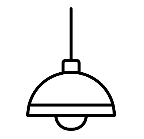 lampa taklampa ikon