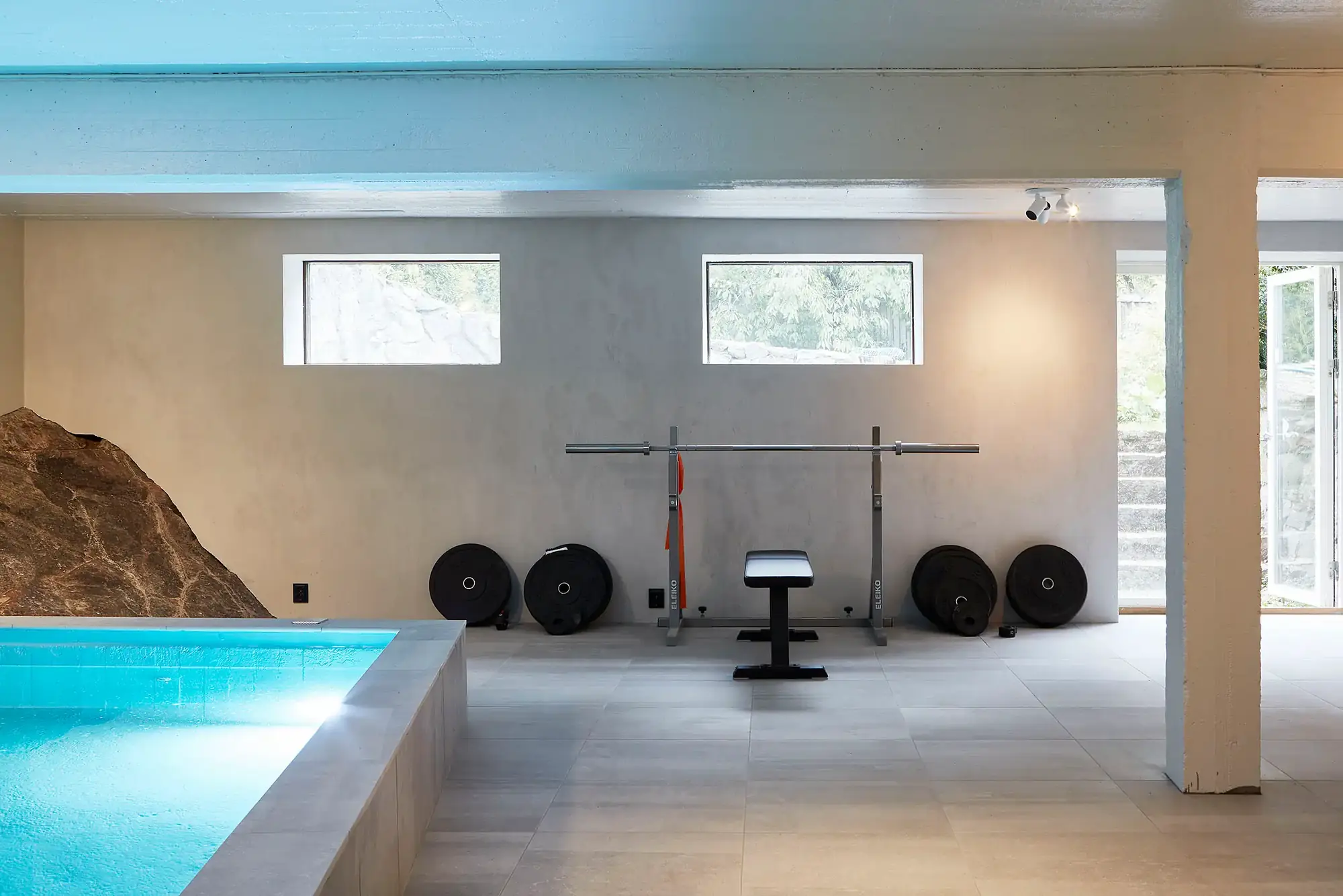 Gym i källare